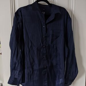 Oversized Organza Top